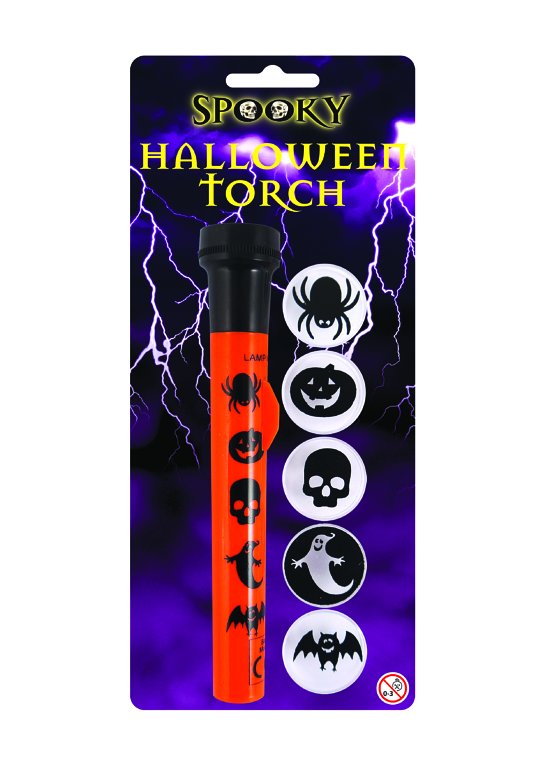 Halloween Torch with 5 Image Covers
