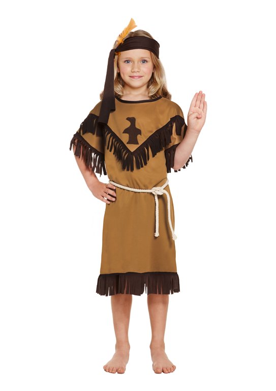 Children's American Indian Girl Costume (Large / 10-12 Years)