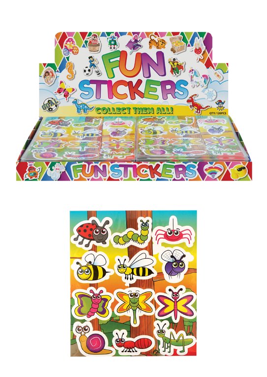 Insect Sticker Sheets (10cm x 11.5cm)