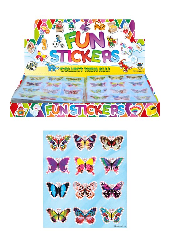 Butterfly Sticker Sheets (10cm x 11.5cm)