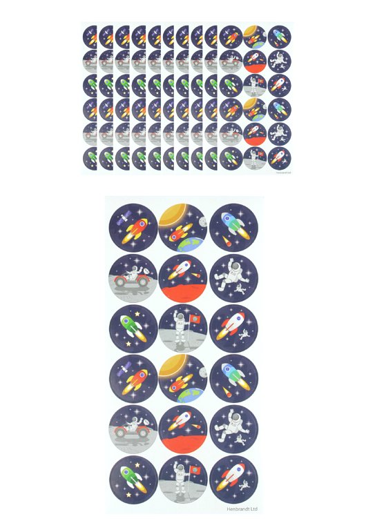 Large Space Stickers (2.5cm)