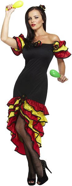 Rumba Woman (One Size) Adult Fancy Dress Costume