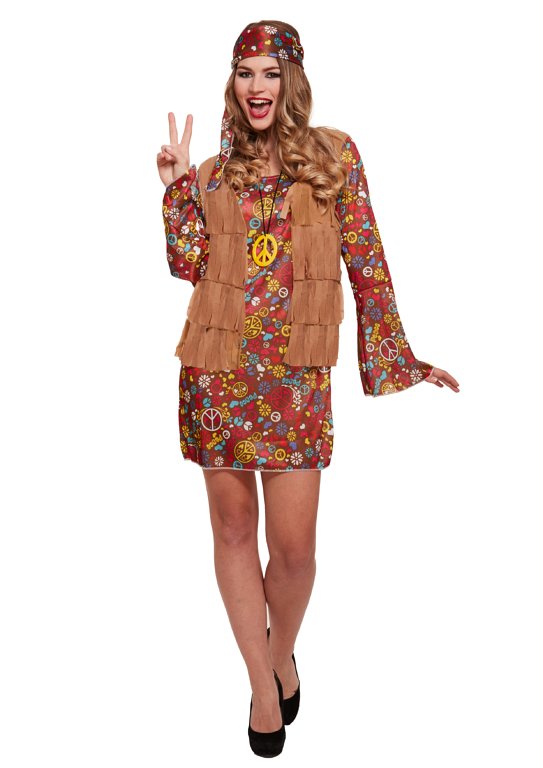 Groovy Hippie (One Size) Adult Fancy Dress Costume