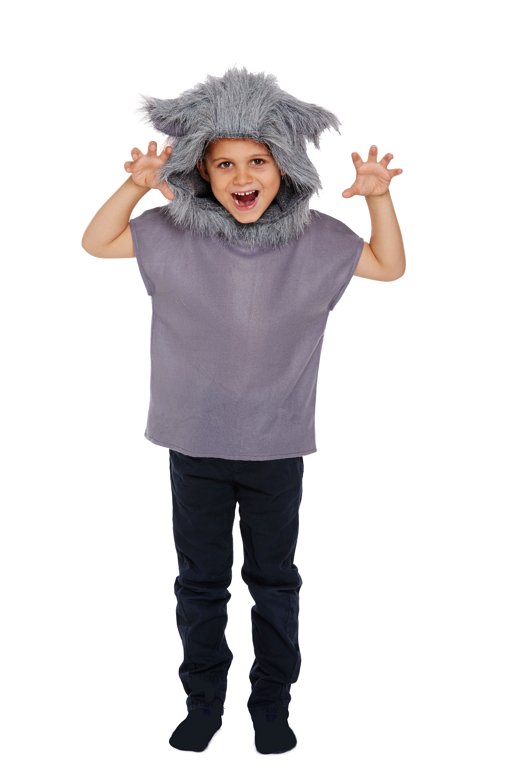 Children's Wolf Costume (Small / 4-6 Years)