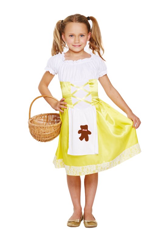 Children's Porridge Girl Costume (Large / 10-12 Years)
