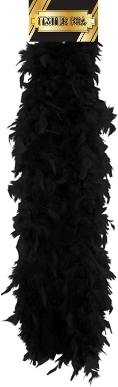 Black Feather Boa (150cm)