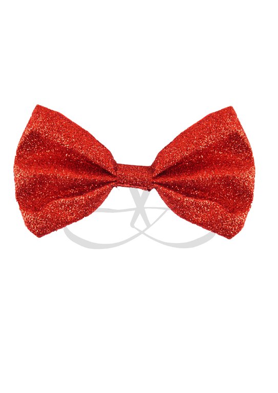 Red Glitter Bow Tie (12x7cm)