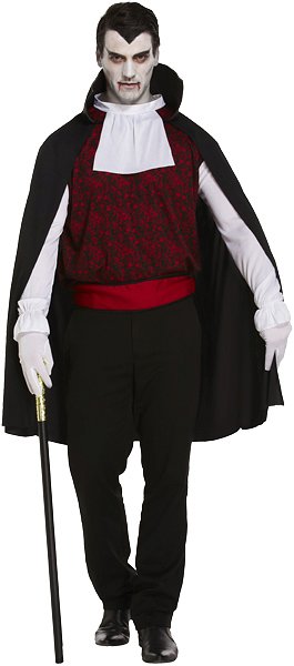 Vampire (One Size) Adult Fancy Dress Costume