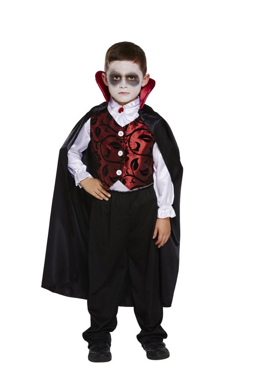Children's Deluxe Vampire Costume (Small / 4-6 Years)