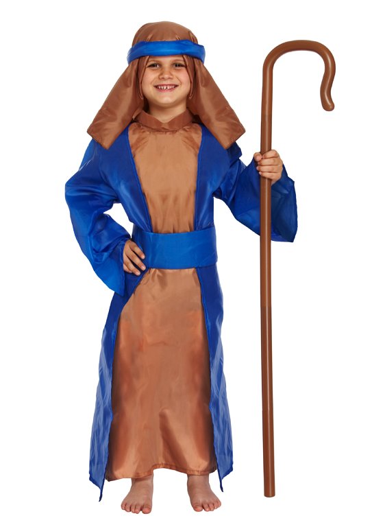 Children's Blue Shepherd Costume (Medium / 7-9 Years)