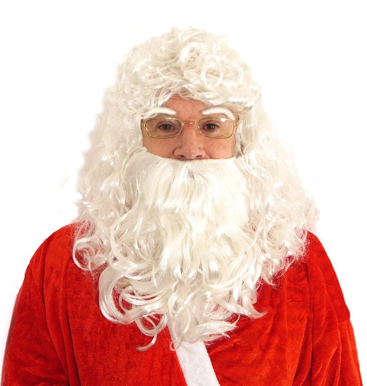 Santa Wig with Beard and Eyebrows (190g)