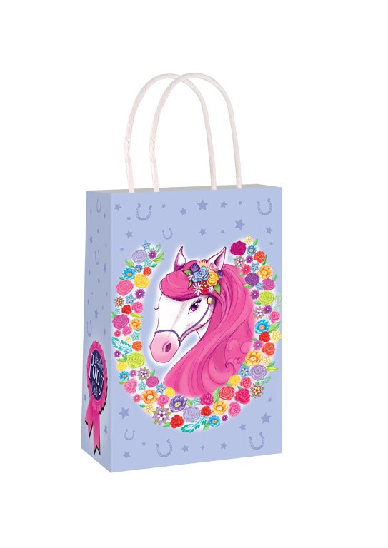 Ponies Paper Party Bag with Handles
