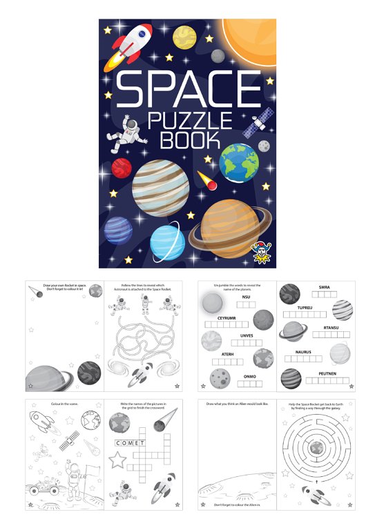 Mini Space Puzzle Books (10.5x14.5cm)