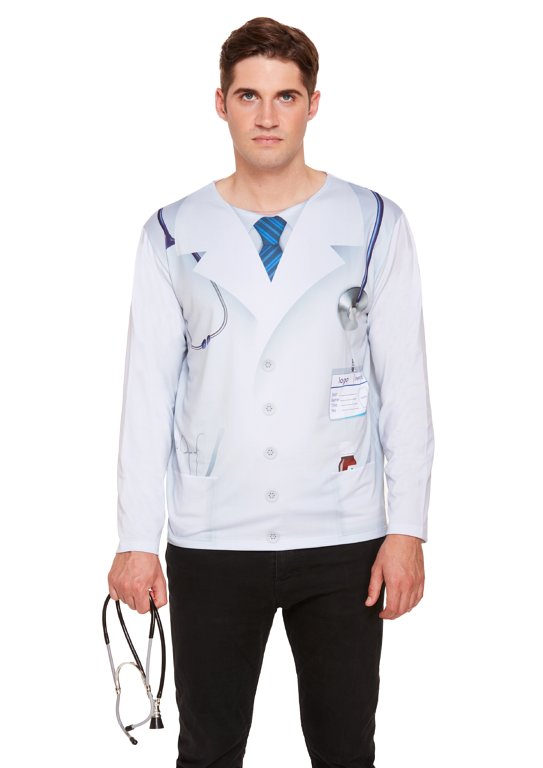 Doctor Shirt (One Size) Adult Fancy Dress