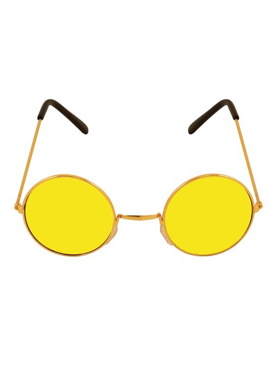 Yellow Framed Glasses with Yellow Lenses (Adult)