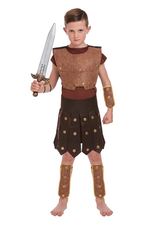 Children's Deluxe Roman Soldier Costume (Large / 10-12 Years)