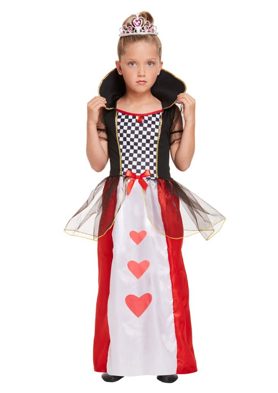 Children's Queen of Hearts Costume (Small / 4-6 Years)