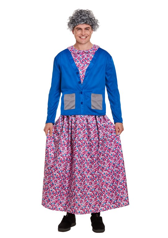 Naughty Grandma (One Size) Adult Fancy Dress Costume