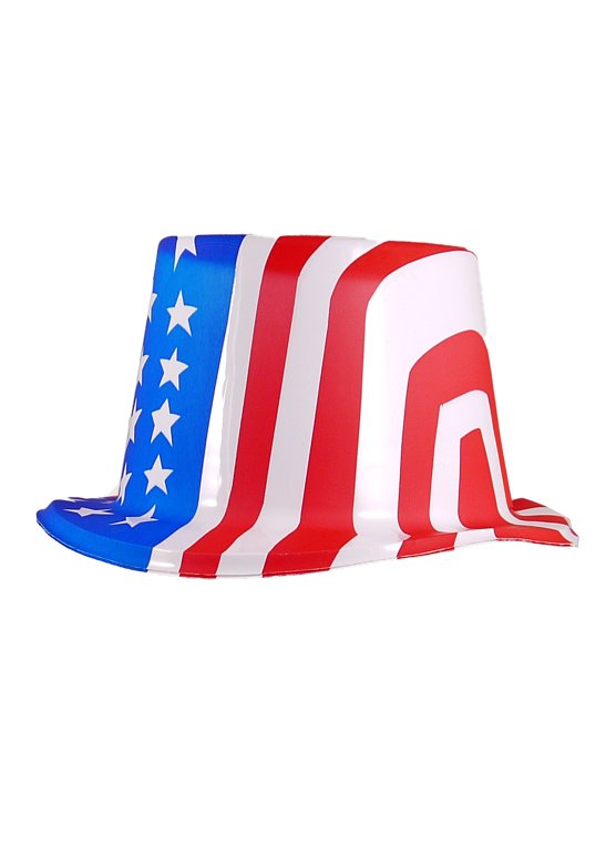 USA Plastic Top Hat (Adult)