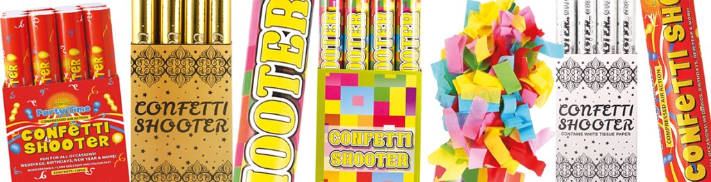 Party Confetti Shooter Banner