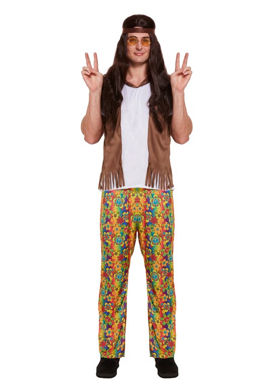 Hippie (One Size) Adult Fancy Dress Costume