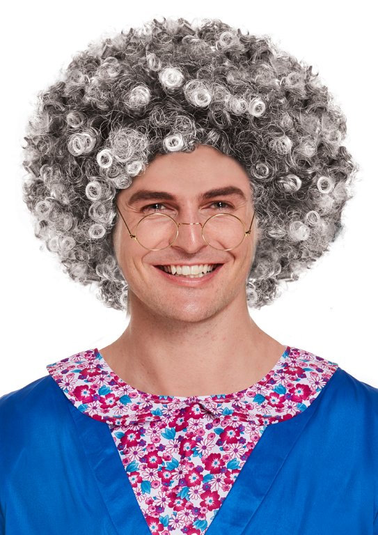 Grey Afro Wig (120g)