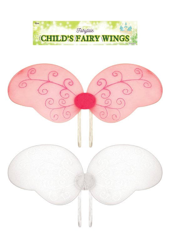 Children's Fairy Wings (32cm) 2 Assorted Colours