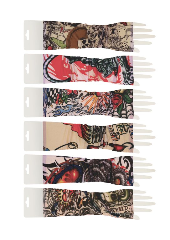 Tattoo Sleeves (6 Assorted Designs)