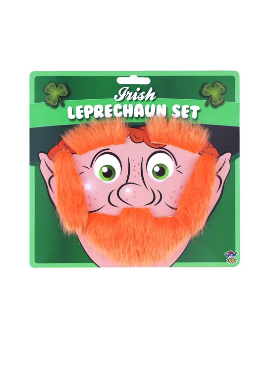 Beard, Eyebrows and Sideburns Leprechaun Set