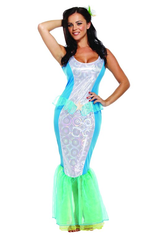 Mermaid (One Size) Adult Fancy Dress Costume