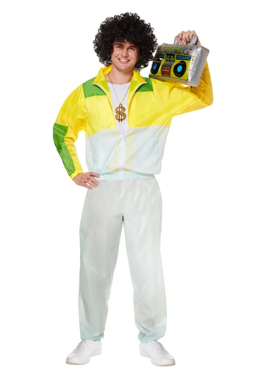 Shell Suit (One Size) Adult Fancy Dress Costume
