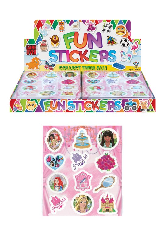 Princess Sticker Sheets (10cm x 11.5cm)