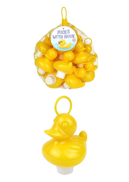 Weighted Yellow Ducks with Hooks (7cm)