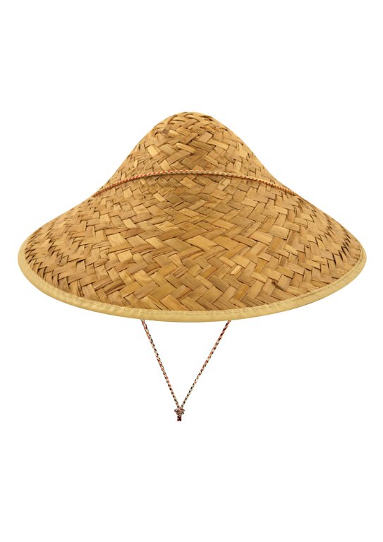 Straw Coolie Hat (Adult)