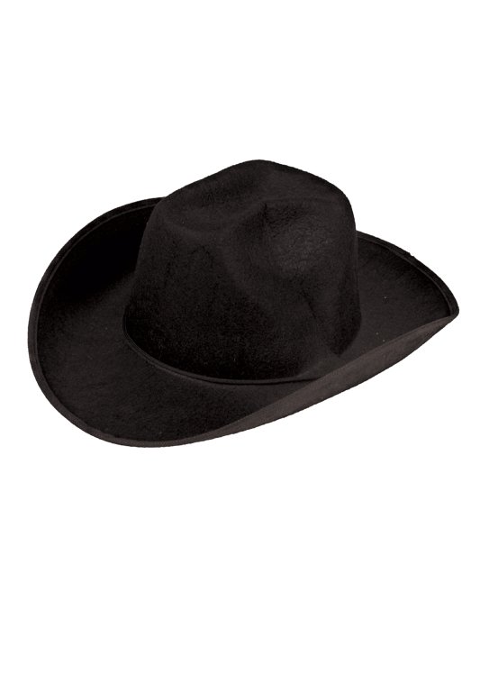 Black Cowboy Hat (Adult)
