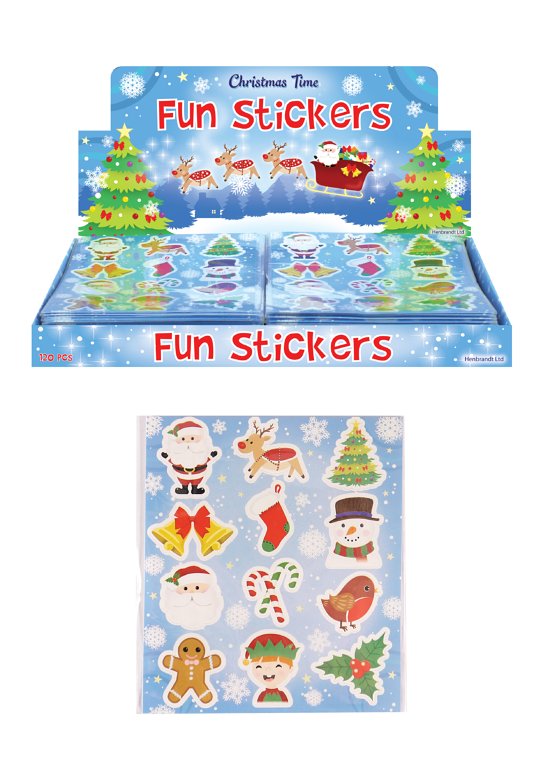 Christmas Sticker Sheets (10x11.5cm)