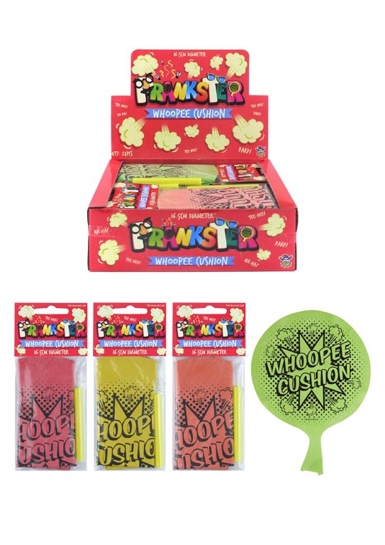 Whoopee Cushions (16.5cm) 4 Assorted Colours