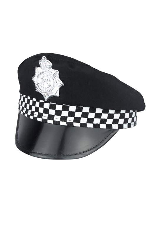 Policeman Hat - Adult Fancy Dress