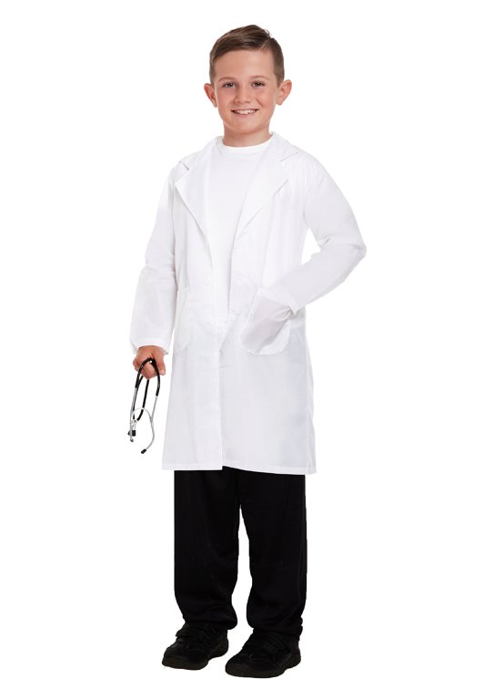 Doctor's Coat (Large / 10-12 Years) Children's Fancy Dress Costume