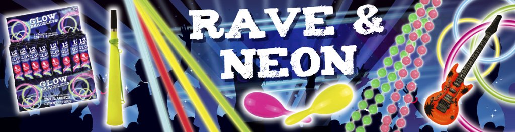 Theme Rave And Neon Banner