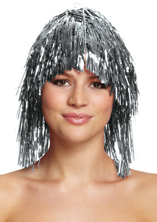 Silver Tinsel Wig (20g)