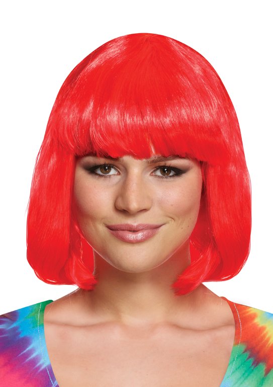 Mid-Length Red Wig (120g)