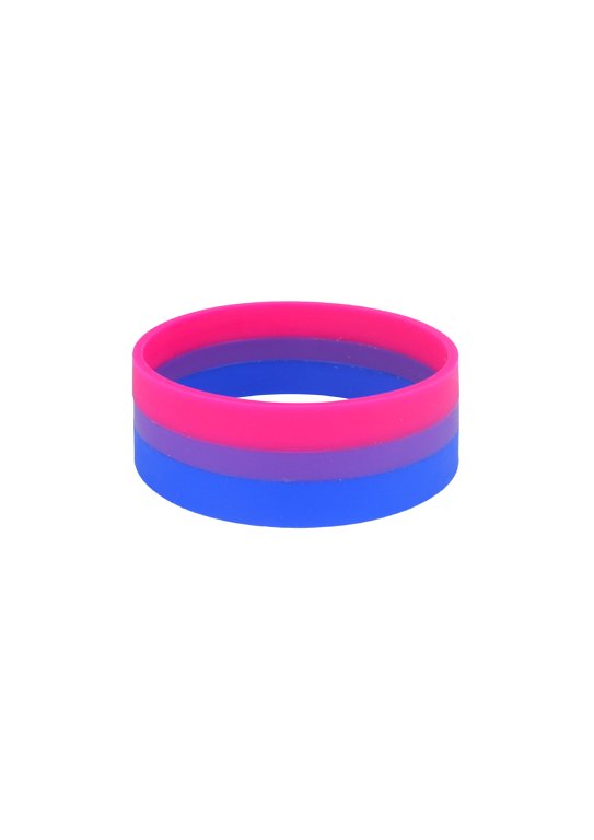 Bisexual Pride Silicone Bracelet (20cm)