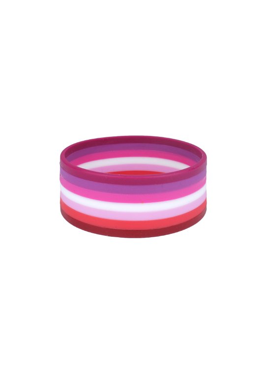 Lesbian Pride Silicone Bracelet (20cm)