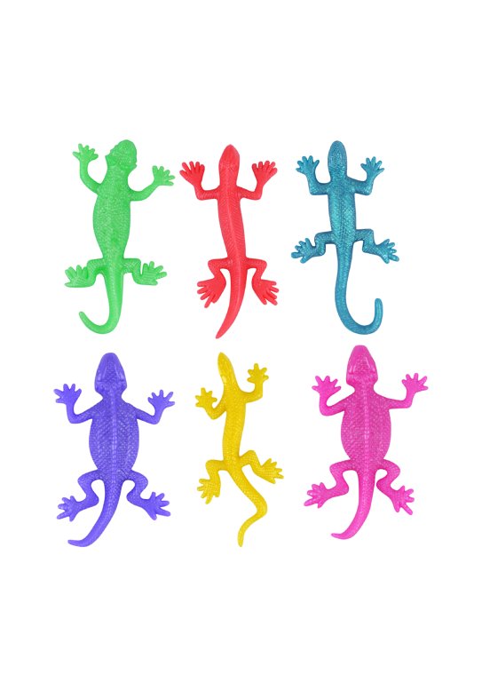 Stretch Lizards (11cm) 6 Assorted Colours
