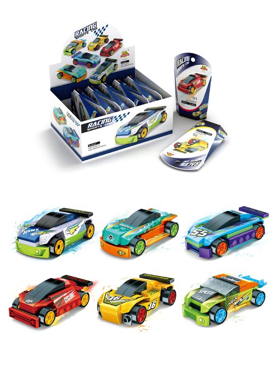 Sports Car Block Kits 6 Assorted Designs