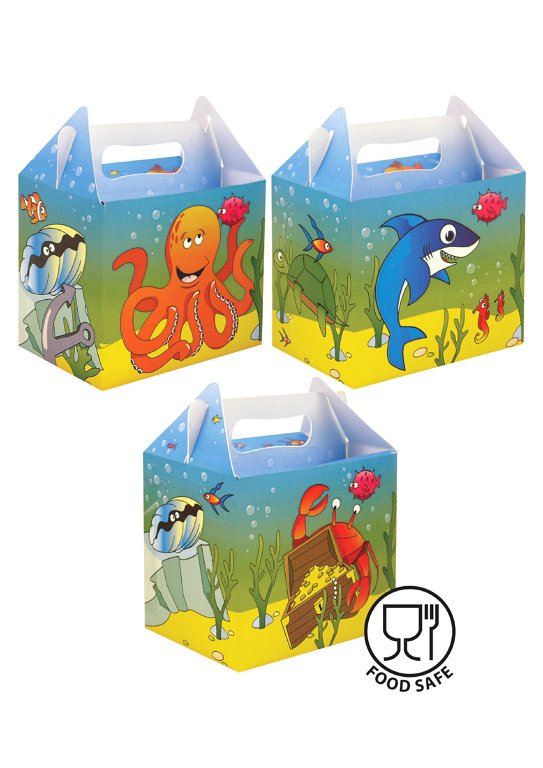 Sealife Lunch Boxes (3 Assorted Designs)