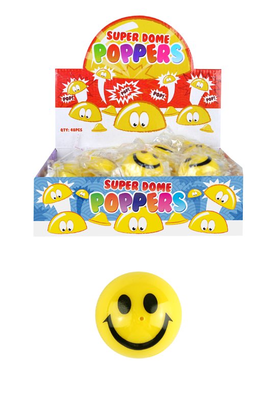Yellow Smile Poppers (4.5cm)