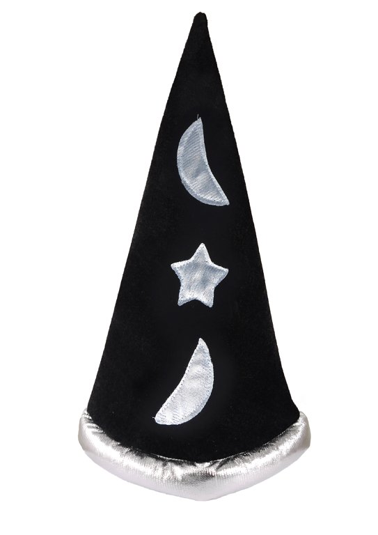 Children's Wizard Hat (Black and Silver)