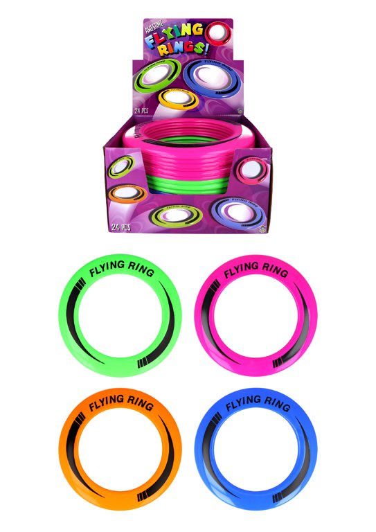 Flying Discs (25cm) 4 Assorted Colours